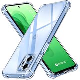 Techsuit Silikonska futrola s ojačanim rubovima za Motorola Moto G13/Moto G23 - Prozirna | shoptok.hr