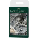 Set Pitt artist pk8 Gray&Black Faber-Castell 167171 blister | Eponuda.com