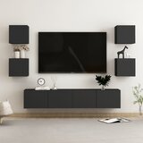  6-dijelni set TV ormarića od iverice crni | shoptok.hr