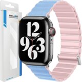 Beline pašček za apple watch magnetic pro 38/40/41MM roza-sierra modra, (21969214) | Shoptok.si