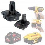 Rosfix DEWALT DCB201 ADAPTER ZA 18V BATERIJE DEWALT IN MILWAUKEE (DM18D) ČRN, (22113248) | Shoptok.si