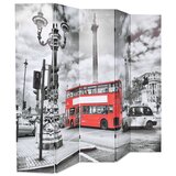Maison Chic Zložljiv Paravan - Sobne pregrade 200x170 cm londonski avtobus črn in bel, (22111815) | Shoptok.si