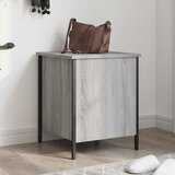  Klupa za pohranu siva boja hrasta 40x42,5x50 cm drvena | shoptok.hr