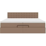  Okvir kreveta s madracem cappuccina 200x200 cm umjetna koža | shoptok.hr