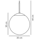 Nordlux visilica cafe na sajli 1xE27/25W/230V ø 30 cm | Eponuda.com