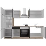 Flex-Well Kuhinjski Blok Capri, Črna. Hrast | Shoptok.si