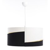  Luster na sajli SWING 1xE27/60W/230V crna/bela/zlatna | Eponuda.com