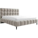 MID.YOU OBLAZINJENA POSTELJA 160 cm x 200 cm , les, tekstil, leseni material bež | Shoptok.si