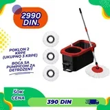 samorotirajući brisko 360 sa pedalom