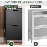 SoBuy Ozko vhodno stojalo za čevlje s 4 vrati in 4 prostorsko varčnimi predali v črni barvi, (21338228) | Shoptok.si
