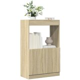 vidaXL Visoka komoda boja hrasta sonome 63x33x100 cm konstruirano drvo | shoptok.hr