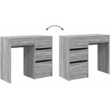  Stol s ladicama Siva Sonoma 90 x 37.5 x 75 cm Konstruirano drvo | shoptok.hr