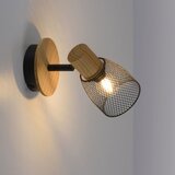 Just LIGHT. 15191-79 - Zidni spot TAMIS 1xE14/10W/230V borovina | Eponuda.com