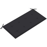  Klupa s antracit jastukom 112 cm od masivne tikovine | shoptok.hr