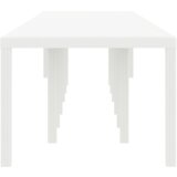 Bijeli Vrtna miza bela 400 x 100 x 73 cm, poli rattan | Shoptok.si