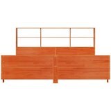  Posteljni okvir brez vzmetnice vošč. rjav 180x200 cm borovina | Shoptok.si