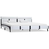  Okvir za krevet od umjetne kože LED bijeli 180 x 200 cm | shoptok.hr