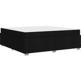  Konstrukcija postelje z vzmetnico Črna 200 x 200 cm blago | Shoptok.si