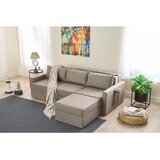 Atelier Del Sofa Saros ugaona garnitura 230 × 110 cm, braon Cene