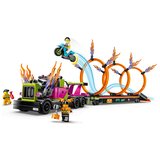 Lego tovornjak za akrobacije in izziv ognjenih obročev - 60357 | Shoptok.si