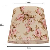  duolla - abažur za stojeću lampu classic l E27, prečnik 38 cm, u boji ruže | Eponuda.com