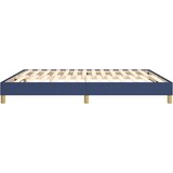  Okvir za krevet s oprugom plavi 180x200 cm od tkanine | Eponuda.com