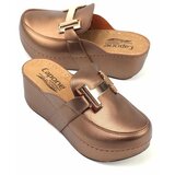Capone Outfitters Mules - Metallic - Wedge Cene