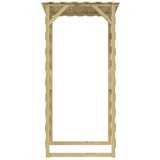  Pergola s streho 4 kosi 100x90x200 cm impregnirana borovina, (20757983) | Shoptok.si