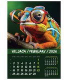  KALENDAR "KUĆNI LJUBIMCI 2026" 13 LISTOVA, SPIRALA | Shoptok.si