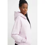 Puma Bombažen pulover X SOPHIA CHANG ženski, roza barva, s kapuco, 624629