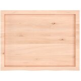  Zidna polica 80 x 60 x (2 - 4) cm neobrađena masivna hrastovina | shoptok.hr