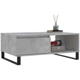 vidaXL Klubska mizica betonsko siva 90x60x35 cm inženirski les | Shoptok.si