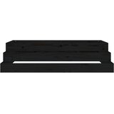  Sadilica crna 110x110x27 cm od masivne borovine | shoptok.hr