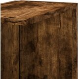  Kutna zidna polica boja dimljenog hrasta 36,5x36,5x140cm drvena | Eponuda.ba