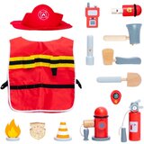 UMU® Roleplay Firefighter Set aktivnostna igrača iz lesa | Shoptok.si