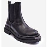 Kesi Chelsea Flat-heeled and platform boots, black, Linestta Cene