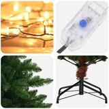  Umjetno božićno drvce 210 cm 300 LED lampica Topla bijela - 210 cm s LED svjetlima | shoptok.hr
