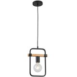 Vidik 22090 VISILICA MODERNA DRVO I METAL 1xE27 | shoptok.hr