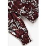 Marisse Chestnut Floral Pattern Shirt | shoptok.hr