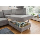 XORA SEDEŽNA GARNITURA, šenilja krem barve, bela | Shoptok.si