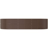  Visoka greda rjava 291x140x68 cm prašno premazano jeklo, (20758931) | Shoptok.si