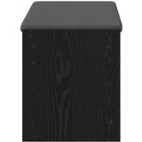  Klupa za hodnik s jastukom s policom Crni Hrast 83 x 38 x 45 cm - Crni hrast 83 cm | shoptok.hr