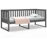  Dnevna postelja siva 90x190 cm trdna borovina, (21073743) | Shoptok.si