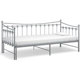  Za krevet na razvlačenje sivi metalni 90 x 200 cm | shoptok.hr