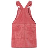  Dječja haljina kombinezon od samta ružičasta 92 | shoptok.hr