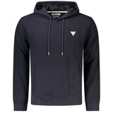 Guess Jeans Muška Plava Majica s Kapuljačom Bez Patentnog Zatvarača | shoptok.hr