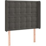  Uzglavlje tamnosivo 83x16x118/128 cm baršunasto | shoptok.hr