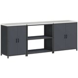  Kuhinjski set za pohranu 3 pcs Antracit 240 x 50 x 92 cm | shoptok.hr