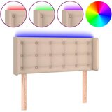  Posteljno vzglavje kapučino 93x16x78/88 cm umetno usnje, (20933724) | Shoptok.si