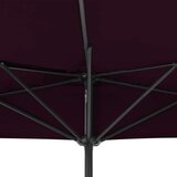  Balkonski suncobran bordo 300 x 155 x 223 cm polukružni | shoptok.hr
